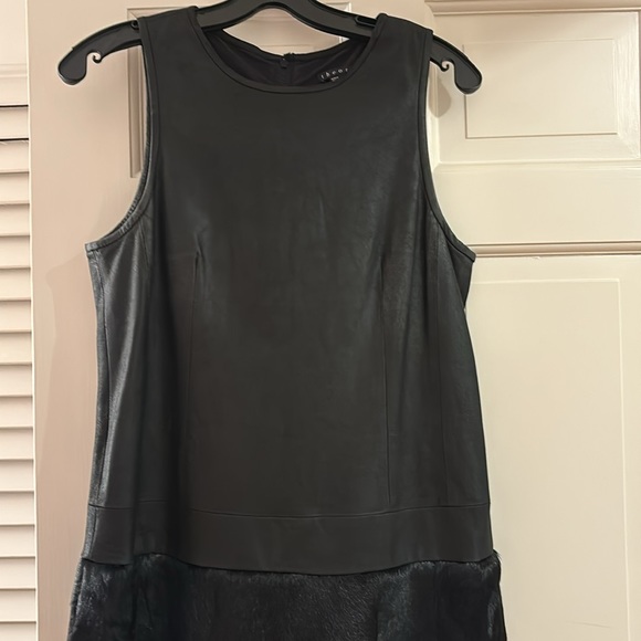 Theory leather & fur dress - Picture 4 of 7